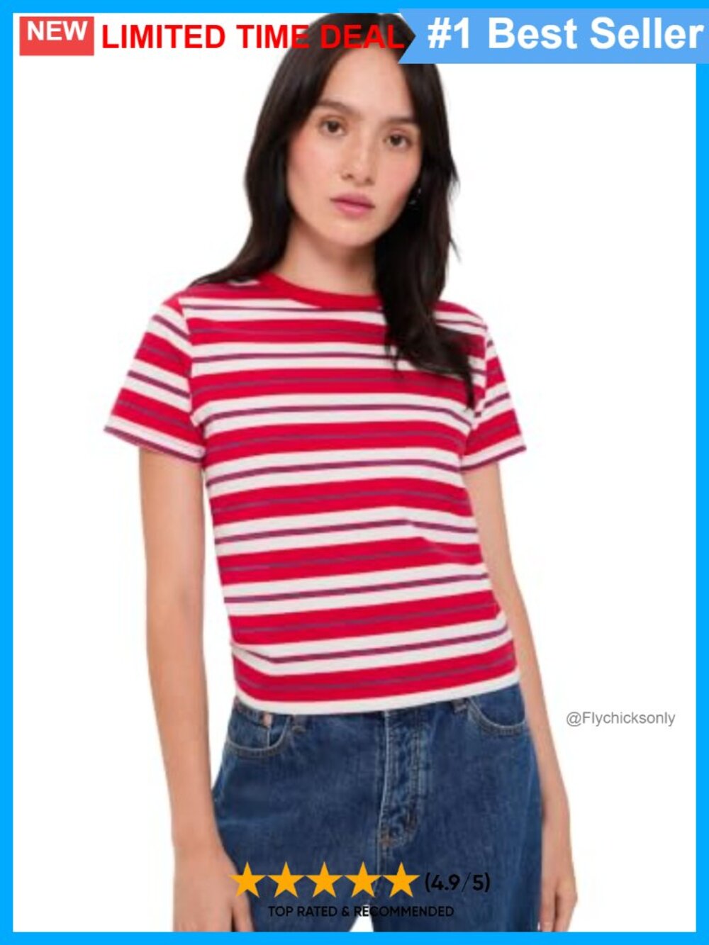 DAZE Zuma Crew Neck Short Sleeve Tee Lightweight Stretch Jersey Casual Top